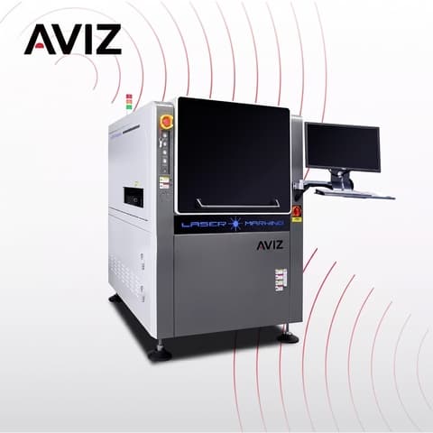 AVIZ Watt Fibre Laser Marking System for Production Traceability - التتبع والوسم واللصق والطباعة النافثة AVIZ Watt Fibre Laser Marking System for Production Traceability منظر المعدة ضمن تعريف الإنتاج ووسم التتبع