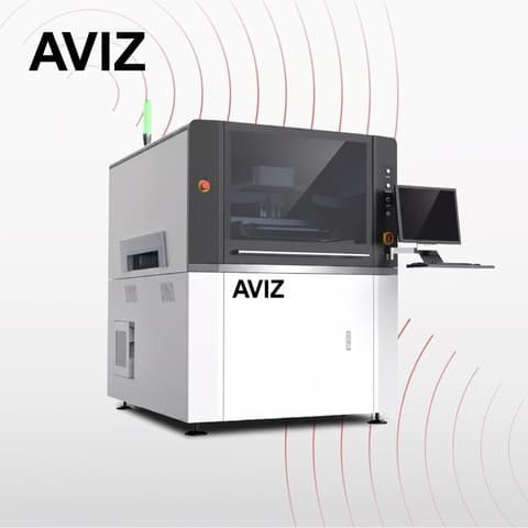 AVIZ Printer Solder Paste Printing Material for Paste Printing Stability - طباعة معجون اللحام AVIZ Printer Solder Paste Printing Material for Paste Printing Stability منظر المعدة ضمن ترسيب معجون اللحام بشكل متكرر