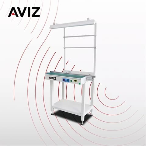 AVIZ 500MM Transmission PCB Conveyor for Board Transfer Control - PCB loading, unloading, conveying, and buffering AVIZ 500MM Transmission PCB Conveyor for Board Transfer Control equipment view for stable PCB movement between process stages