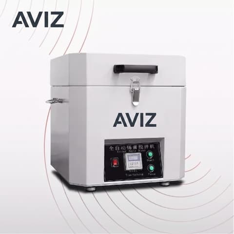 AVIZ Mixing Cream Solder Paste Printing Material for Paste Printing Stability - SMT peripheral equipment and consumables AVIZ Mixing Cream Solder Paste Printing Material for Paste Printing Stability equipment view for SMT line support, material control, and peripheral operation