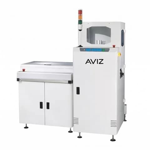 AVIZ 50PG20 Emory Board PCB Buffer for Board Transfer Control - تحميل وتفريغ ونقل وتخزين PCB المؤقت AVIZ 50PG20 Emory Board PCB Buffer for Board Transfer Control منظر المعدة ضمن حركة PCB مستقرة بين مراحل العملية