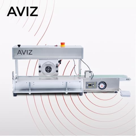 AVIZ Cut PCB Separation System for Low-stress Board Separation - PCB and PCBA depaneling AVIZ Cut PCB Separation System for Low-stress Board Separation equipment view for controlled PCB and PCBA separation