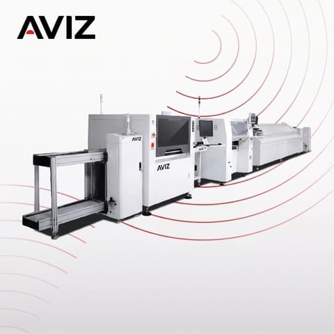 AVIZ Automatied Line SMT Equipment for Line Support - SMT peripheral equipment and consumables AVIZ Automatied Line SMT Equipment for Line Support equipment view for SMT line support, material control, and peripheral operation