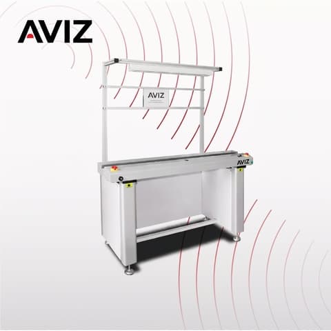 AVIZ Link Inspection PCB Conveyor for Board Transfer Control - PCB loading, unloading, conveying, and buffering AVIZ Link Inspection PCB Conveyor for Board Transfer Control equipment view for stable PCB movement between process stages
