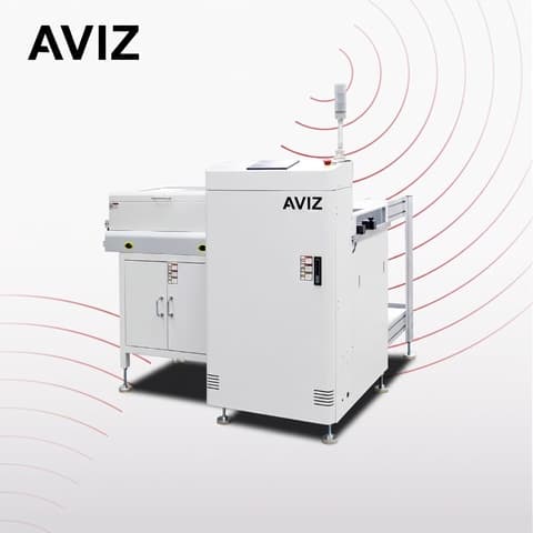 AVIZ Level Board PCB Buffer for Board Transfer Control - PCB loading, unloading, conveying, and buffering AVIZ Level Board PCB Buffer for Board Transfer Control equipment view for stable PCB movement between process stages