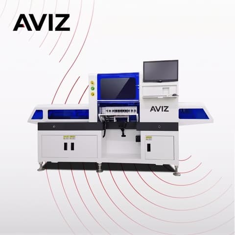 AVIZ Speed Conveyor Pick and Place Platform for Board Transfer Control - PCB loading, unloading, conveying, and buffering AVIZ Speed Conveyor Pick and Place Platform for Board Transfer Control equipment view for stable PCB movement between process stages