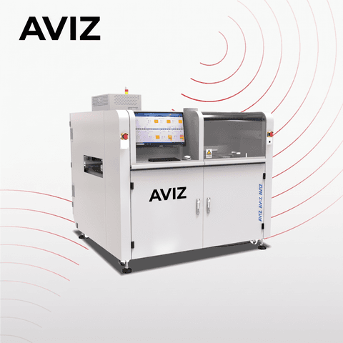 AVIZ SS350 Selective Wave Line Process Wave Soldering System for Through-hole Process Control - DIP, THT, wave, and selective soldering AVIZ SS350 Selective Wave Line Process Wave Soldering System for Through-hole Process Control equipment view for through-hole and selective soldering