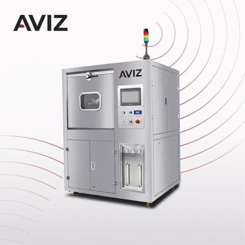 AVIZ Vacuum Pneumatic Stencil Solder Paste Printer for Process Maintenance - SMT and PCB cleaning AVIZ Vacuum Pneumatic Stencil Solder Paste Printer for Process Maintenance equipment view for contamination control for SMT and PCB production