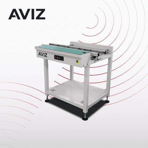 AVIZ Primary Inspection PCB Conveyor for Board Transfer Control - PCB loading, unloading, conveying, and buffering AVIZ Primary Inspection PCB Conveyor for Board Transfer Control equipment view for stable PCB movement between process stages