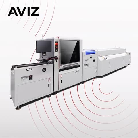 AVIZ Solder Mask Conformal Coating System for Material Application Control RFQ Profile 2 - طلاء وتوزيع وتغليف PCBA AVIZ Solder Mask Conformal Coating System for Material Application Control RFQ Profile 2 منظر المعدة ضمن حماية PCBA عبر الطلاء والتوزيع والتغليف