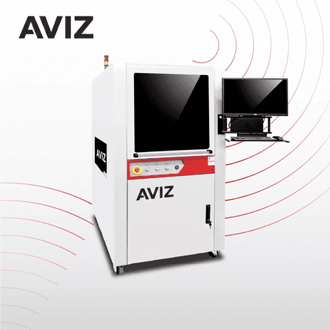 AVIZ Selective Line Conformal Coating System for Material Application Control - PCBA coating, dispensing, and potting AVIZ Selective Line Conformal Coating System for Material Application Control equipment view for PCBA protection, coating, dispensing, and potting