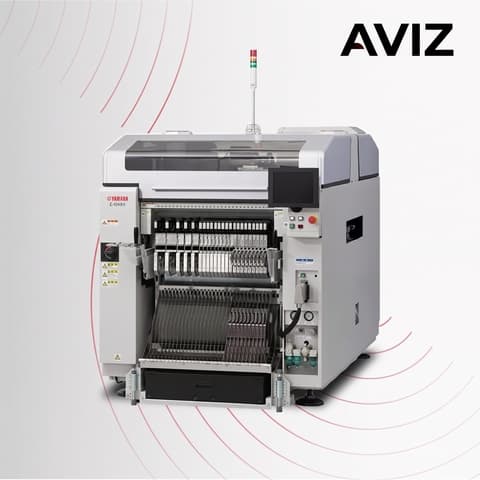 AVIZ F8S YAMAHA Pick and Place Platform for Placement Capacity Review - SMT component placement AVIZ F8S YAMAHA Pick and Place Platform for Placement Capacity Review equipment view for SMD component placement