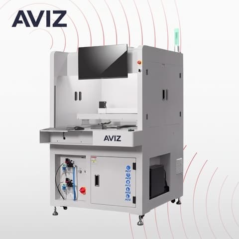 AVIZ Selective Wave Soldering System for Through-hole Process Control - DIP, THT, wave, and selective soldering AVIZ Selective Wave Soldering System for Through-hole Process Control equipment view for through-hole and selective soldering
