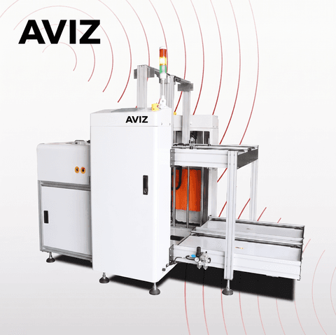 AVIZ Magazine Performance PCB Loader Unloader for Board Transfer Control - PCB loading, unloading, conveying, and buffering AVIZ Magazine Performance PCB Loader Unloader for Board Transfer Control equipment view for stable PCB movement between process stages
