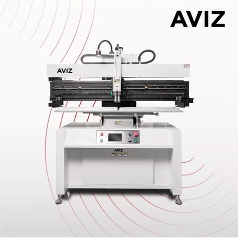 AVIZ P12 Performance Manual Solder Paste Printing Material for Paste Printing Stability - طباعة معجون اللحام AVIZ P12 Performance Manual Solder Paste Printing Material for Paste Printing Stability منظر المعدة ضمن ترسيب معجون اللحام بشكل متكرر
