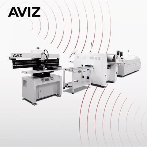 AVIZ Quality Auto SMT Production Line for Line Layout Planning - SMT production line planning AVIZ Quality Auto SMT Production Line for Line Layout Planning equipment view for complete SMT and PCBA assembly flow