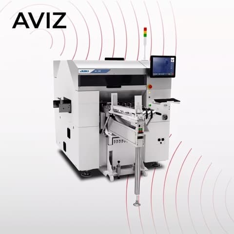 AVIZ JUKI Speed Odd DIP Assembly Equipment for Through-hole Process Control - DIP, THT, wave, and selective soldering AVIZ JUKI Speed Odd DIP Assembly Equipment for Through-hole Process Control equipment view for through-hole and selective soldering