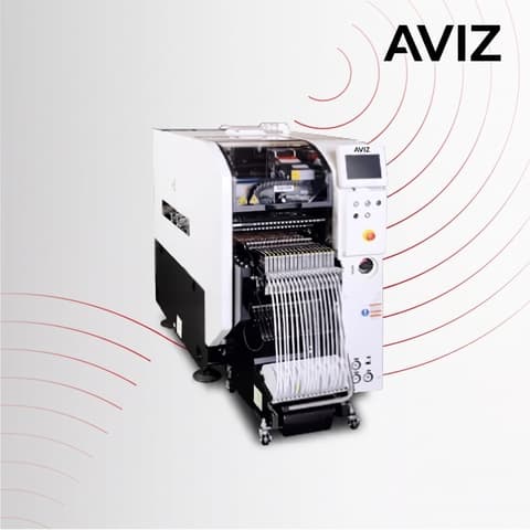 AVIZ D3A PANASONIC Npm Chip Pick and Place Platform for Placement Capacity Review - SMT component placement AVIZ D3A PANASONIC Npm Chip Pick and Place Platform for Placement Capacity Review equipment view for SMD component placement