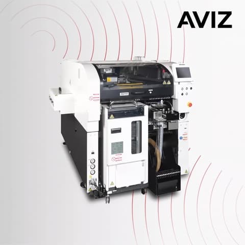 AVIZ TT2 PANASONIC Npm Pick and Place Platform for Placement Capacity Review - SMT component placement AVIZ TT2 PANASONIC Npm Pick and Place Platform for Placement Capacity Review equipment view for SMD component placement