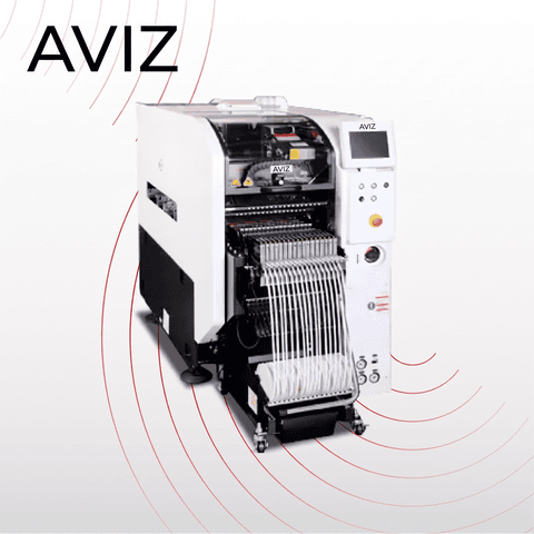 AVIZ PANASONIC D3A Npm Assembly Pick and Place Platform for Placement Capacity Review - SMT component placement AVIZ PANASONIC D3A Npm Assembly Pick and Place Platform for Placement Capacity Review equipment view for SMD component placement