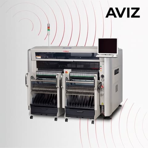 AVIZ S20 YAMAHA Pick and Place Platform for Placement Capacity Review - SMT component placement AVIZ S20 YAMAHA Pick and Place Platform for Placement Capacity Review equipment view for SMD component placement