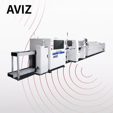 AVIZ SAMSUNG Flexibility Assembly SMT Production Line for Line Layout Planning - تخطيط خطوط إنتاج SMT AVIZ SAMSUNG Flexibility Assembly SMT Production Line for Line Layout Planning منظر المعدة ضمن تدفق تجميع SMT وPCBA الكامل